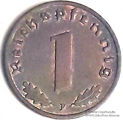 1 рейхспфеннинг 1937 г. (F)