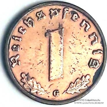 1 рейхспфеннинг 1938 г. (G)
