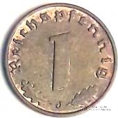 1 рейхспфеннинг 1937 г. (J)