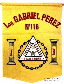 Вымпел Ложи Gabriel Perez № 116 