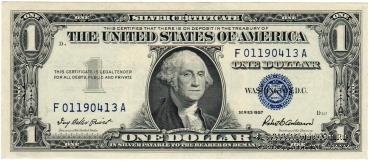 1 доллар США 1957 г. (One Dollar)