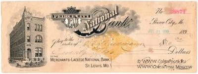 Банковский чек 1899 г.