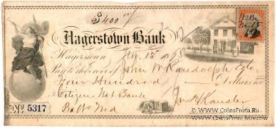 Банковский чек 1873 г.