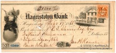 Банковский чек 1864 г.