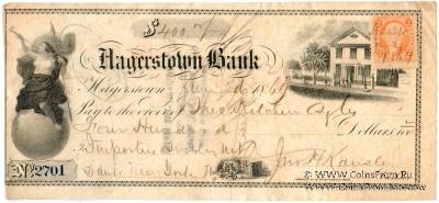 Банковский чек 1869 г.