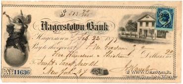 Банковский чек 1876 г.