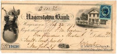 Банковский чек 1876 г.