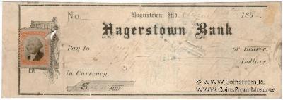 Банковский чек 1872 г.