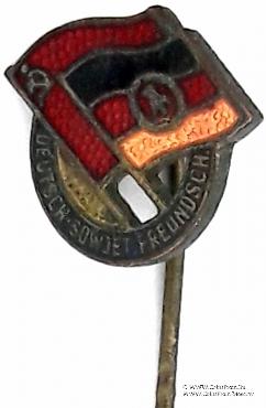 Значок Общество дружбы ГДР - СССР. Германия