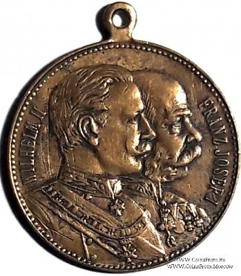 Медаль в память об императорских маневрах в моравии 1909 г.