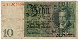 10 рейхсмарок 1929 г.