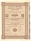 Акция Акционерного общества «Каучук» 1913 г.