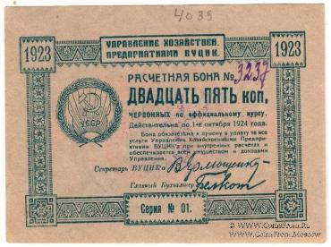 25 копеек 1923 г.