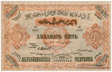 25.000 рублей 1921 г.