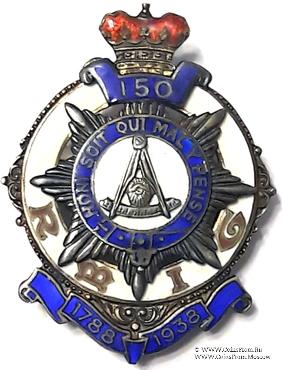 Знак RMIG 1938. STEWARD ROYAL MASONIC INSTITUTION FOR GIRLS – Королевский Масонский институт для девочек.