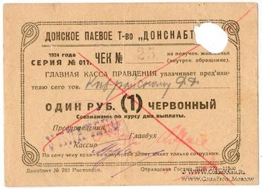 1 рубль 1924 г. (Ростов на Дону)