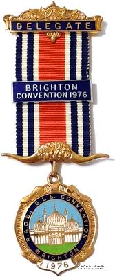 Знак Конвенция 1976 г. Делегату.