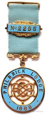 Юбилейный знак 100-летие Ложи (ELLESMERE LODGE № 730).