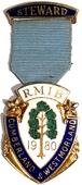 Знак RMIB 1980. STEWARD ROYAL MASONIC INSTITUTION FOR BOYS.  – Королевский Масонский институт для мальчиков.