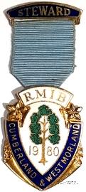 Знак RMIB 1980. STEWARD ROYAL MASONIC INSTITUTION FOR BOYS.  – Королевский Масонский институт для мальчиков.