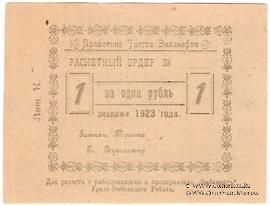 1 рубль 1923 г. (Гурьев)