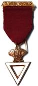 Знак члена Ордена Царственных и Избранных Мастеров 
