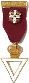 Знак члена Ордена Царственных и Избранных Мастеров 