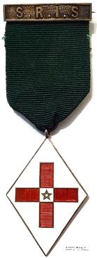 Знак I-IV степени Розенкрейцерского общества Шотландии (Societas Rosicruciana in Scotland).