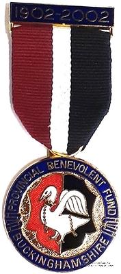 Знак 100-летие благотворительного фонда.