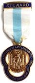 Знак MTGB 1988. STEWARD Masonic Trust for Girls and Boys.