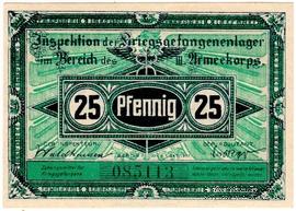 25 пфеннингов 1917 г. (Havelberg)