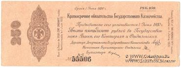 250 рублей 1919 г. (Омск)