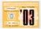 Талон технического осмотра 2003 г. Москва.