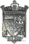 1948. Знак STEWARD Mark Benevolent Fund. 