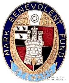 1980. Знак STEWARD Mark Benevolent Fund. 