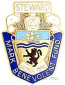 1986. Знак STEWARD Mark Benevolent Fund. 
