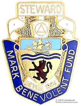 1986. Знак STEWARD Mark Benevolent Fund. 