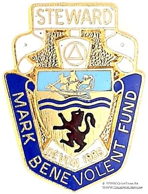 1986. Знак STEWARD Mark Benevolent Fund. 