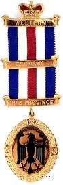 Знак Провинциальной Ложи RAOB в  Западной Германии