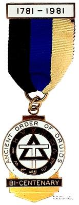 Знак 200-летия Ордена Друидов (Ancient Order of Druids)