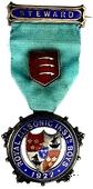 Знак RMIB 1922. STEWARD ROYAL MASONIC INSTITUTION FOR BOYS. – Королевский Масонский институт для мальчиков.