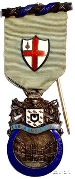 Знак RMIB 1914. STEWARD ROYAL MASONIC INSTITUTION FOR BOYS. – Королевский Масонский институт для мальчиков.
