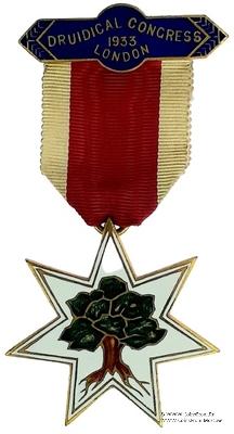 Знак всемирного конгресса 1933 г.