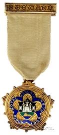 Знак RMIG 1906. STEWARD ROYAL MASONIC INSTITUTION FOR GIRLS – Королевский Масонский институт для девочек.