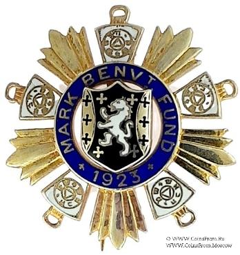 1923. Знак STEWARD Mark Benevolent Fund. 