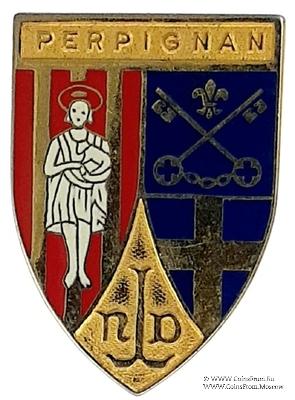 Значок города Перпиньян. Франция.