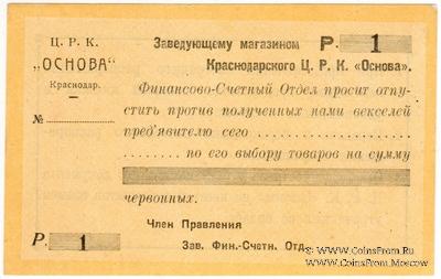 1 рубль 1923 г. (Краснодар)