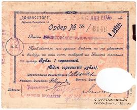 1 рубль 1924 г. (Харьков)