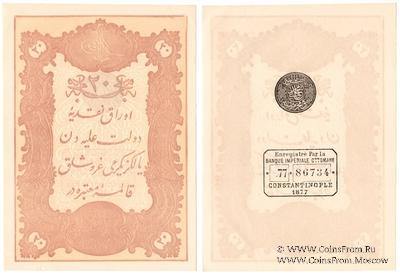 20 курушей 1877 (1295) г.