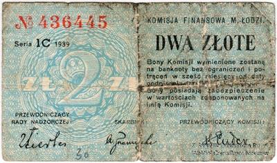 2 злотых 1939 г. (Лодзь)